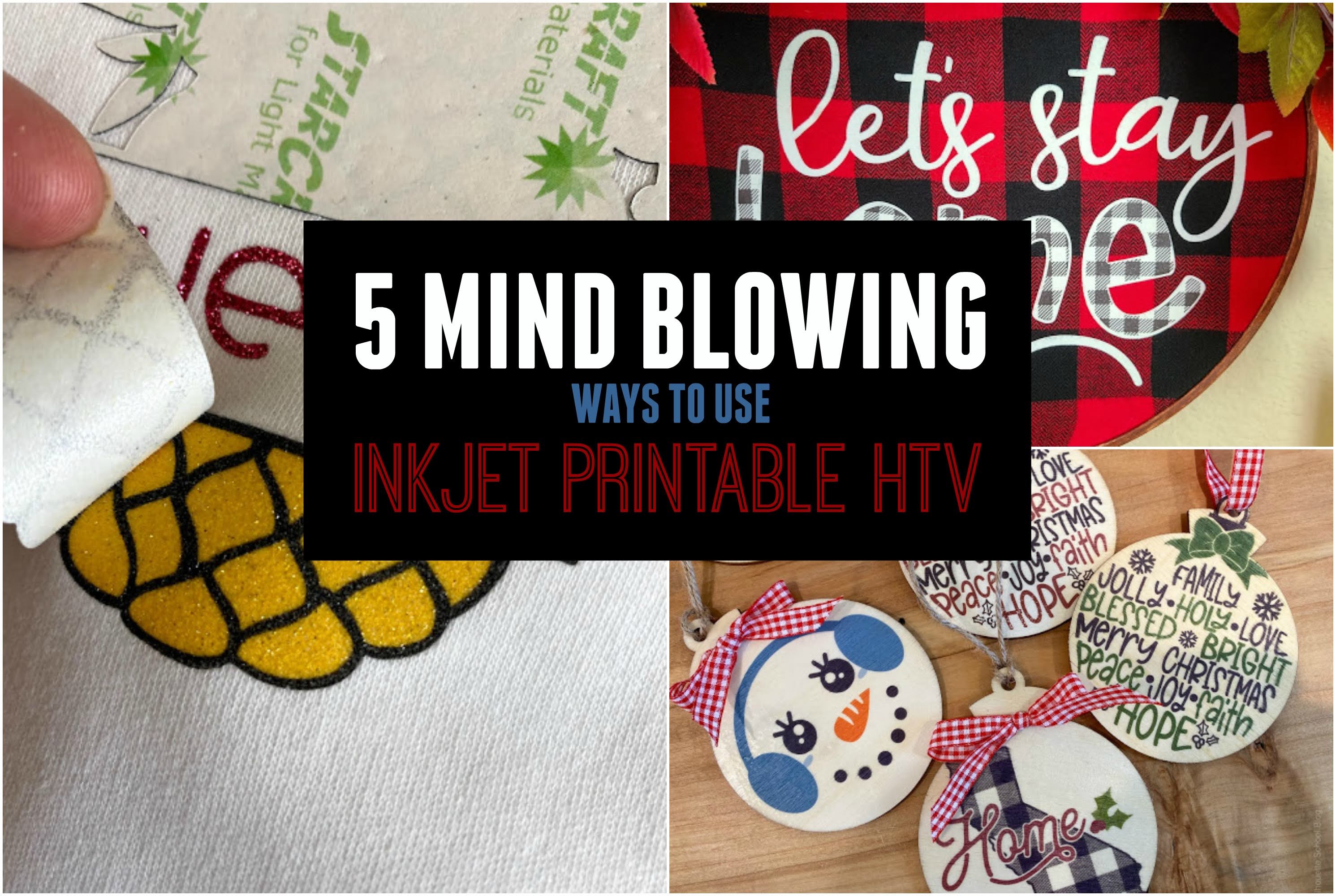 5 Mind Blowing Ways to Use Inkjet Printable HTV | Silhouette School